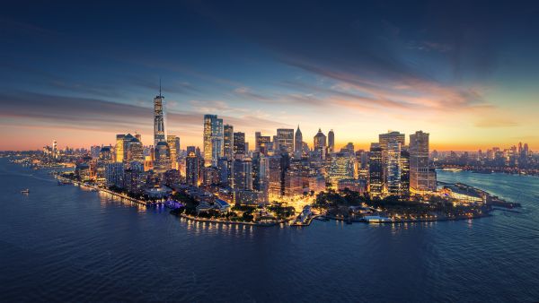 New York City panorama skyline 