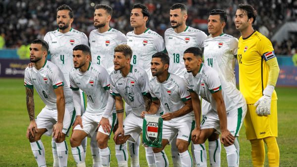 منتخب العراق (Photo by AHMAD AL-RUBAYE / AFP)