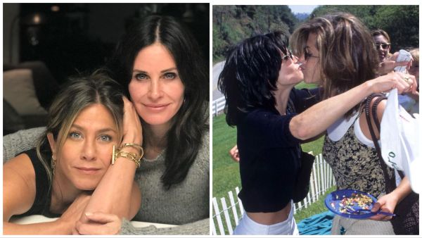 Jennifer Aniston celebrates Cox birthday with lip kiss