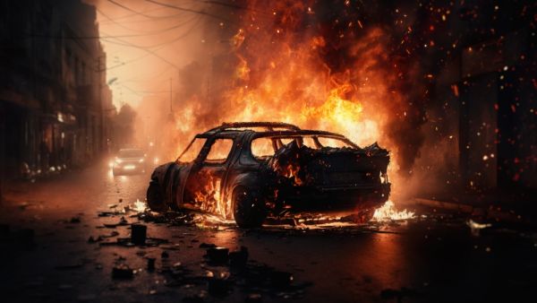 disorder and protests in Paris