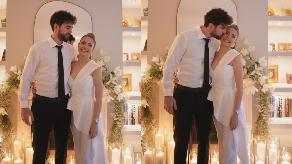 1st look at Eda and Buğrahan's wedding invitations