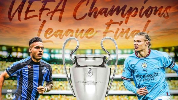 معلق مباراة مانشستر سيتي وإنتر ميلان في نهائي دوري أبطال أوروبا 2023