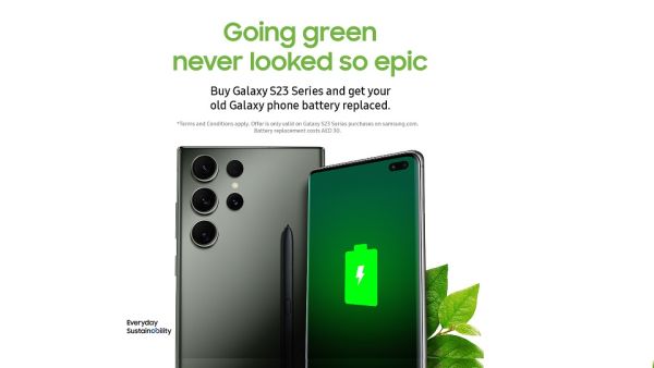 يمكن للعملاء الذين ابتاعواGalaxy S23 عبر متجر الشركة الإلكتروني استبدال البطارية القديمة لطرازات مختارة من Galaxy مقابل 30 درهماً فقط سامسونج تقدم عرضاً حصرياً لاستبدال بطاريات هواتف Galaxy القديمة