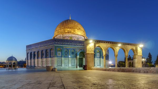 قبة الصخرة المشرفة في القدس المحتلة