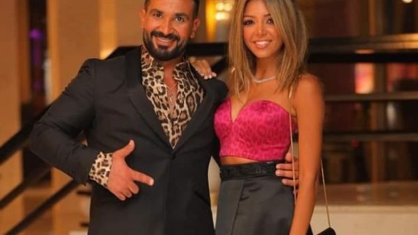 أحمد سعد و زوجته
