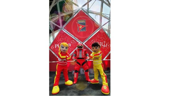 Bella and Jack are two enthusiastic 10-year-old Ferrari fans who are entertaining park-goers along with GIO, an aspirational super-hero in form of a genie engine-robot. Ferrari World Abu Dhabi welcomes three new characters