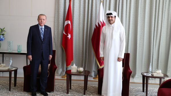Tamim bin Hamad and Rajab Tayeb Erdogan