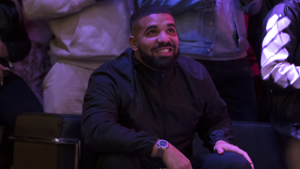 Drake finally gave his attention to the piece of underwear. 