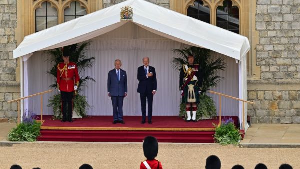 Joe Biden and British King Charles III