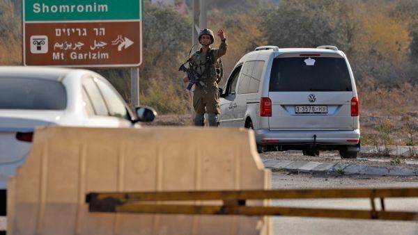 عناصر من قوات الاحتلال الاسرائيلي في الضفة الغربية 