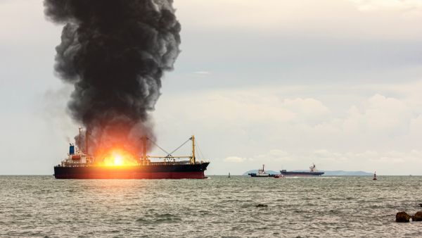 ship fire