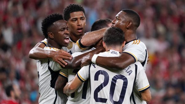 ريال مدريد يتفوق على بلباو (Photo by CESAR MANSO / AFP)