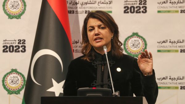 Libyan former Foreign Affairs Minister Najla El Mangoush