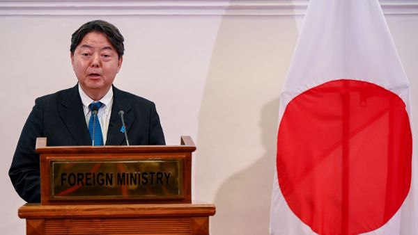 Japanese Foreign Minister Yoshimasa Hayashi 