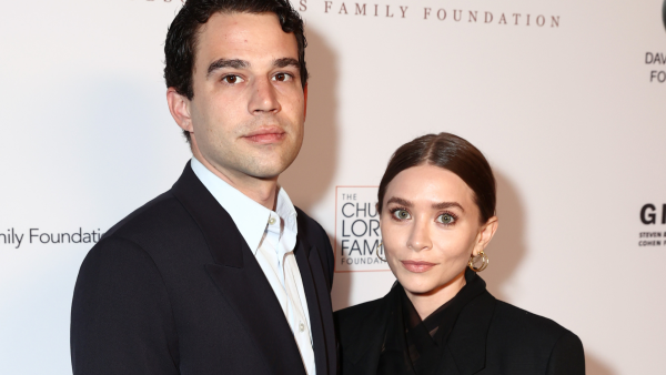 Ashley Olsen and Louis Eisner (via AFP)