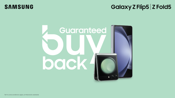 العملاء في دولة الإمارات يستطيعون تجربة هاتفي Galaxy Z Fold5 وGalaxy Z Flip5 لمدة 21 يوماً مع إمكانية إعادته واسترداد المبلغ بالكامل في حال لم يعجبهم سامسونج تطلق برنامج ضمان إعادة الشراء لسلسلة هواتف Galaxy Z الجديدة