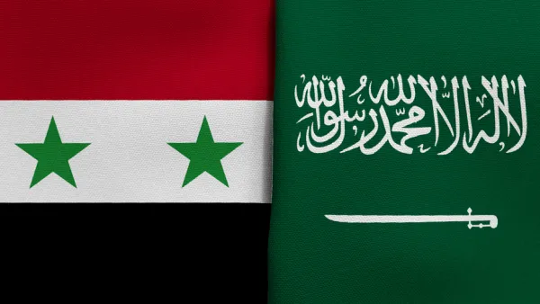 Saudi-Syrian flags