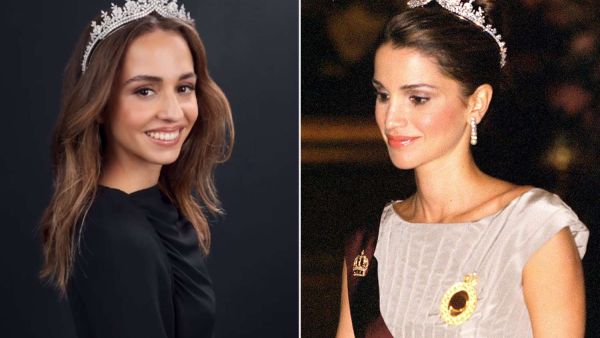 تعرفي معنا على قصة تاج الملكة رانيا الألماسي الذي أعارته للأميرة إيمان