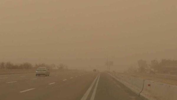 عاصفة عنيفة أدت إلى اقتلاع الشجر والحجر،