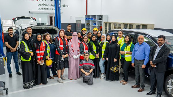 During the event Arabian Automobiles Company Empowers Women with Innovative Automotive Workshop