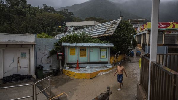 hong kong  -  china  -  weather  -  typhoon