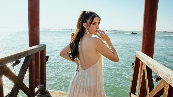 Turkish star Özge Gürel at Venice Film Festival. (Instagram) Venice Film Festival