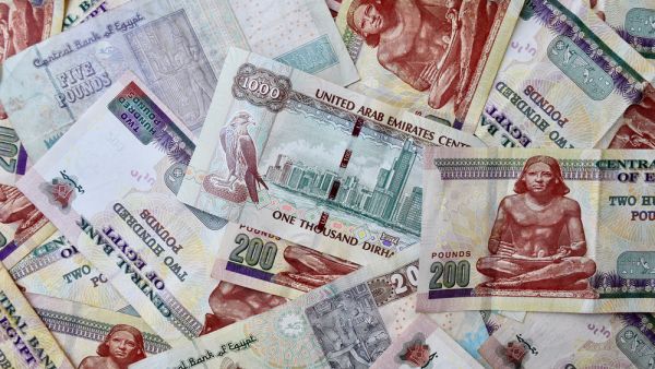 UAE-Egyptian currencies