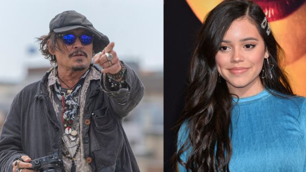 Johnny Depp and Jenna Ortega