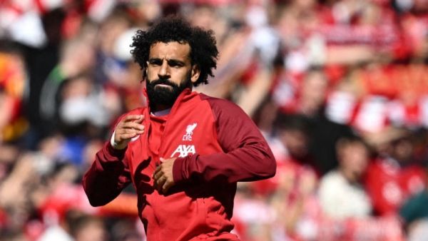 محمد صلاح (Photo by Paul ELLIS / AFP)  محمد صلاح (Photo by Paul ELLIS / AFP)