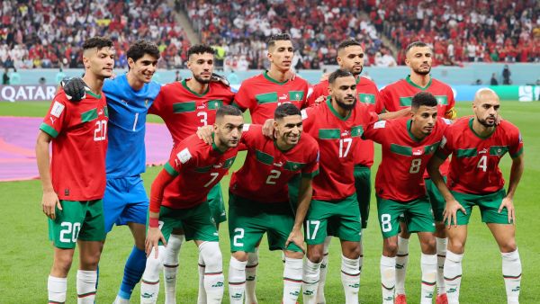 منتخب المغرب (Photo by KARIM JAAFAR / AFP)
