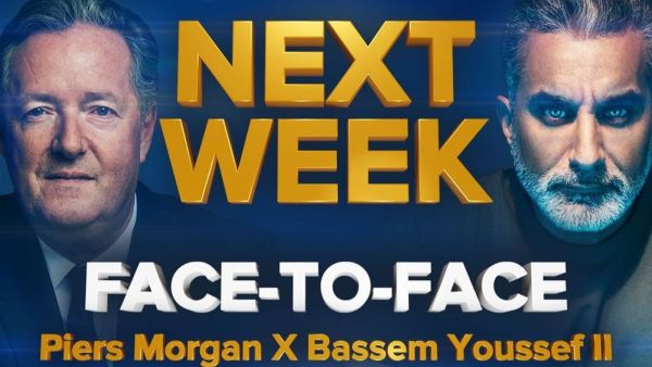Bassem Youssef x Piers Morgan part 2 debate is next week.. And tickets are sold out!