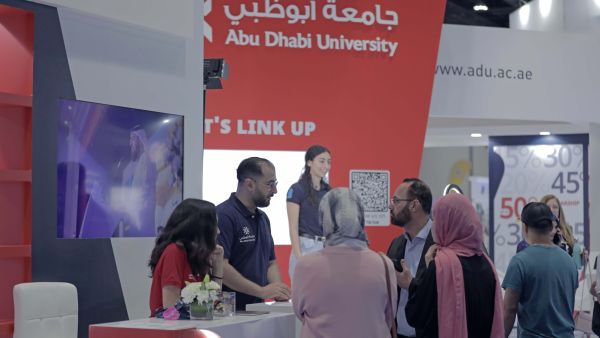 Abu Dhabi University showcases participates at Najah Abu Dhabi exhibition 2023 to showcase its latest programs and scholarships
