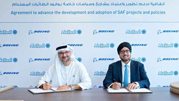 During the event Masdar and Boeing Join Forces to Accelerate the Sustainable Aviation Fuel Industry in the UAE and globally