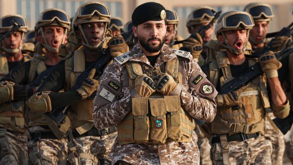 Saudi soldiers