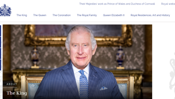 British Royal Family's official website