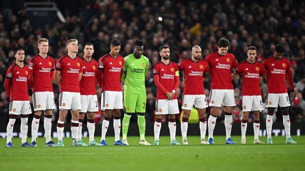 فريق مانشستر يونايتد (Photo by Paul ELLIS / AFP)