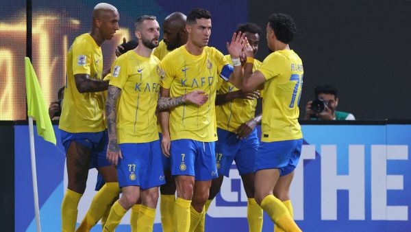 النصر يتطلع للتغلب على ضمك اليوم (Photo by Fayez NURELDINE / AFP)