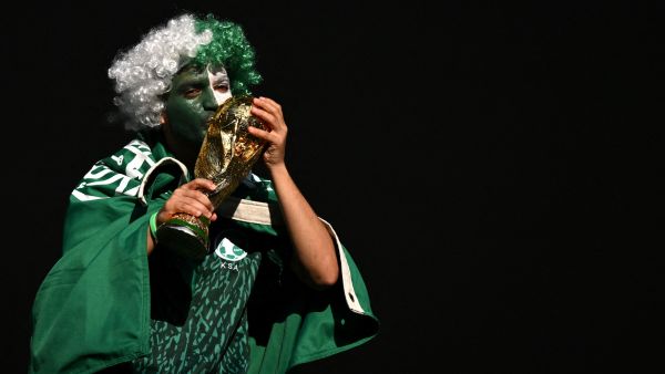 السعودية تستضيف مونديال 2034 (Photo by Glyn KIRK / AFP)