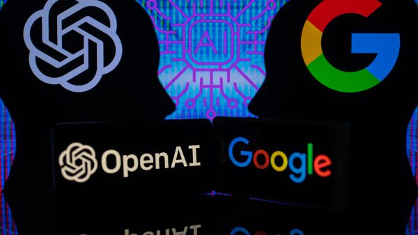 Openai and Google logo