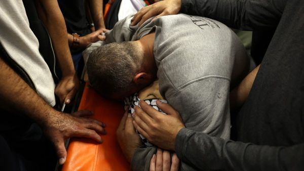 Body 'every hour' in deadliest West Bank raid since 2005. (Zain Jaafar/ AFP)