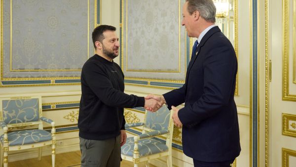 Zelenskyy and David Cameron