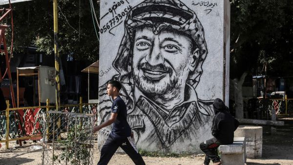 Palestinian leader Yasser Arafat