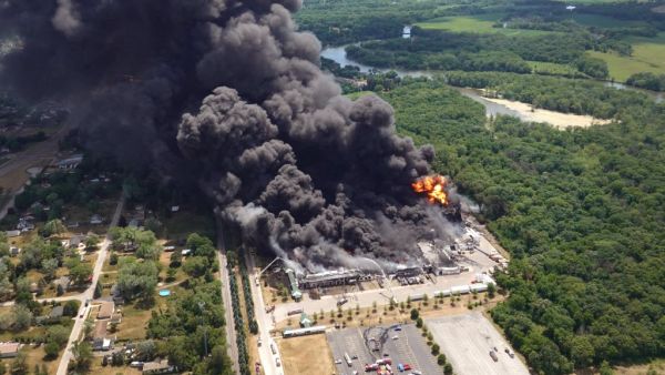 Chemical plant explosion, Texas
