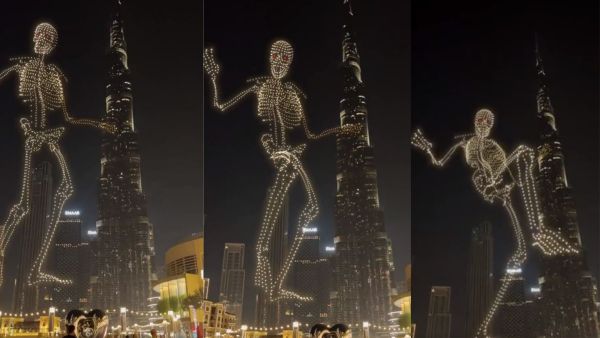 Dubai's spooky Halloween drone show