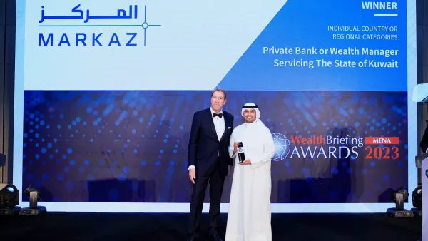 Markaz Named “Best Wealth Manager in Kuwait” by WealthBriefing MENA Awards