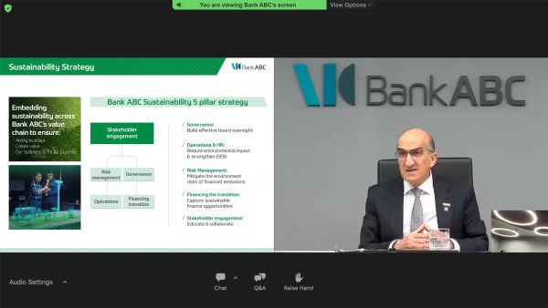 صائل الوعري بنك ABC يستضيف اجتماع إفتراضي للمستثمرين لمناقشة النتائج المالية والأرباح للربع الثالث من عام 2023