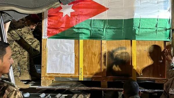 انزال جوي أردني في غرب غزة بتوجيهات من العاهل الاردني