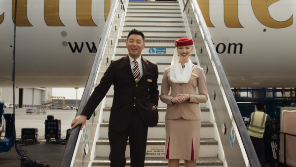 Behind the scenes filming with Emirates brand ambassador, Penélope Cruz