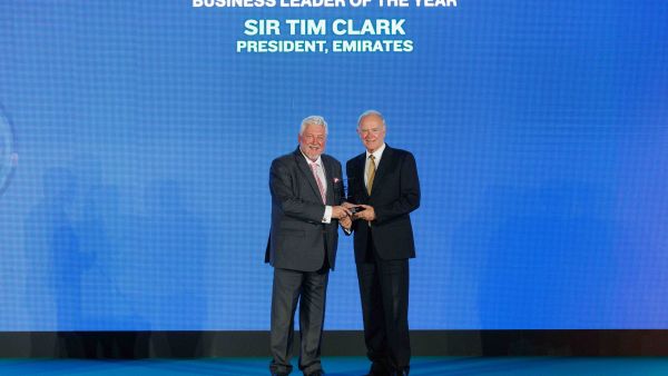 During the event Emirates named Transport & Logistics Company of the year at the Gulf Business Awards 2023