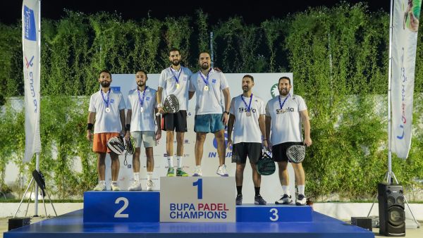 During the event Bupa Arabia's Padel Triumph Lights Up Jeddah Finale